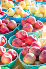 りんご　露天販売