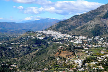 Fototapeta na wymiar Spanish mountain village