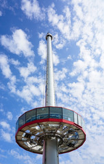 View of Menara Taming Sari in Melaka, Malaysia