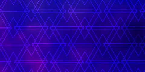 Light Blue, Red vector background with polygonal style. Abstract gradient illustration with triangles. Pattern for commercials.