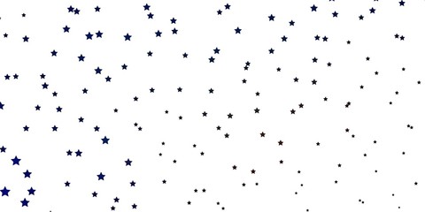 Dark Blue, Yellow vector pattern with abstract stars. Blur decorative design in simple style with stars. Pattern for websites, landing pages.