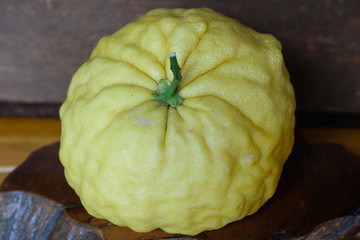 柚子の正月飾り