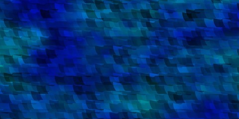 Light BLUE vector background with rectangles.