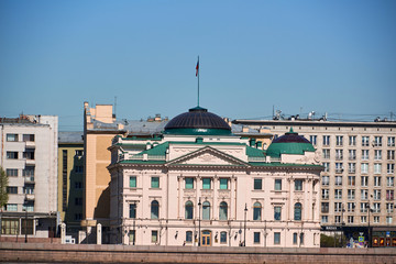 sight and view on city of Saint Peterbug in Russia