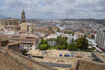 Obraz na płótnie Canvas Malaga cityscape