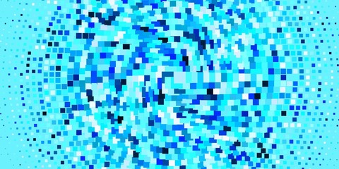 Light BLUE vector backdrop with rectangles. Abstract gradient illustration with colorful rectangles. Design for your business promotion.