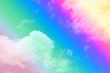 sky and cloud background with a pastel color.