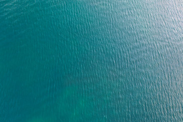 Obraz na płótnie Canvas 20 June 2019 Aerial top view of sea waves