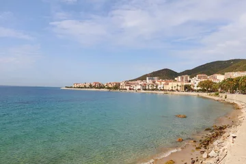 Foto op Canvas Mediterranean coastline of the Corsican port of Ajaccio in September 2019 © Anatolijs