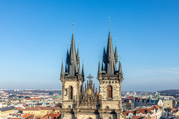 Old Town of Prague with city hall