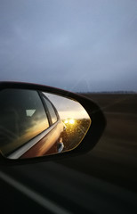 Obraz premium car on the road