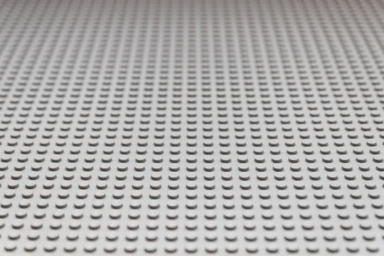 Kouvola, Finland - 18 December 2019: Lego gray baseplate