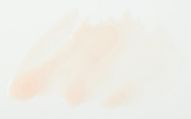 Clear brown paint stain isolated