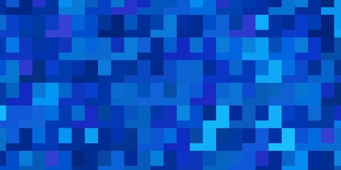 Light BLUE vector background with rectangles. Rectangles with colorful gradient on abstract background. Pattern for commercials, ads.