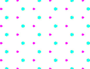 Abstract geometric pattern in ornamental style. Pink color. Seamless design texture.