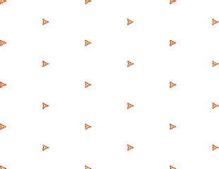 Abstract geometric pattern in ornamental style. Yellow or golden color. Seamless design texture.