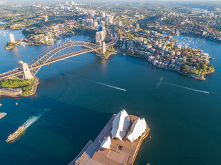 Sydney Harbour from above