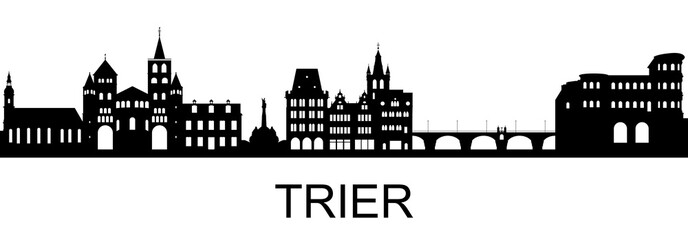 Trier Skyline - obrazy, fototapety, plakaty