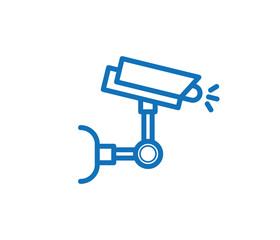 CCTV icon vector 