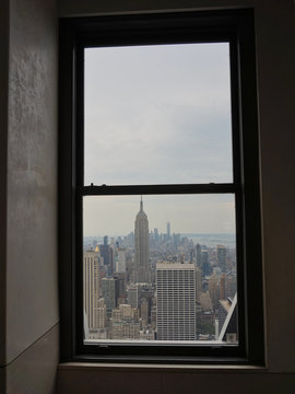 skyscraper window