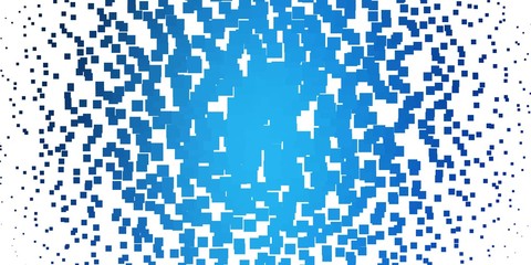 Light BLUE vector background with rectangles. Illustration with a set of gradient rectangles. Pattern for commercials, ads.