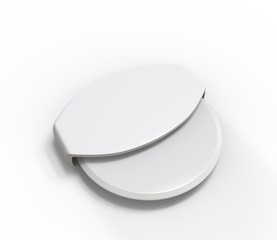 Blank Promotion Pizza Cutter For Branding. 3d render illustration.