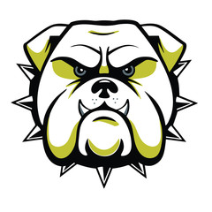 a simple dog head logo