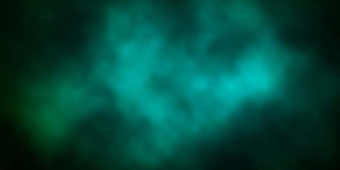 Dark Green vector background with clouds. Illustration in abstract style with gradient clouds. Colorful pattern for appdesign.