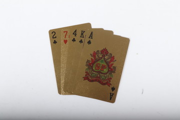 Gold deck of cards