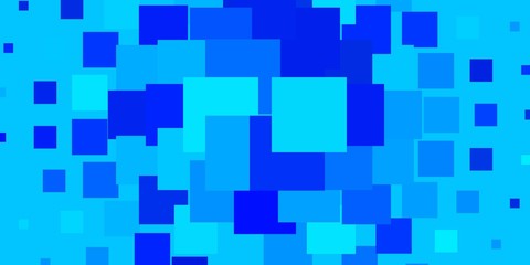 Light BLUE vector layout with lines, rectangles. Colorful illustration with gradient rectangles and squares. Pattern for websites, landing pages.
