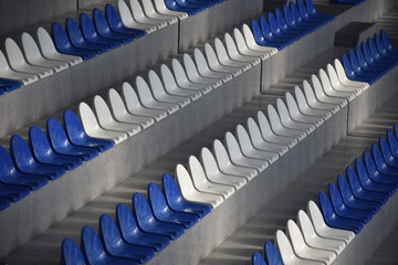 bleachers in a swimming pool