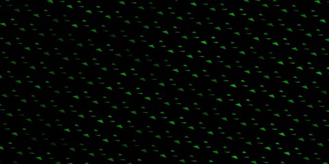 Light Green vector pattern with polygonal style.