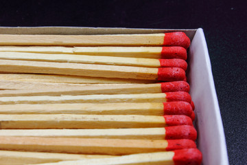 matches in box