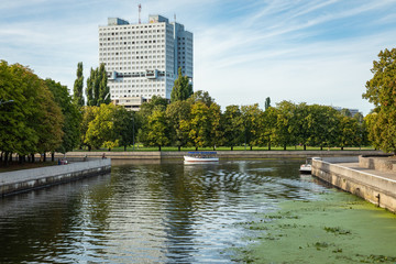 The House of Soviets. Cityscape of Kaliningrad.