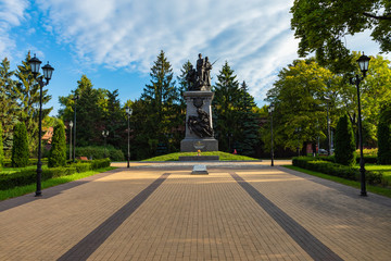 Monument to the soldiers of the Russian Imperial Army. 
