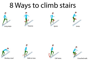 ways to climb the stairs