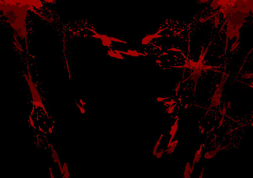 Blood Stain Black Background