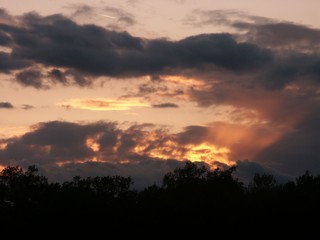 Coucher de soleil ciel