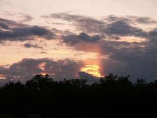 Obraz premium Coucher de soleil ciel