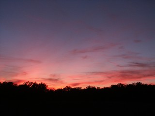 Coucher de soleil ciel