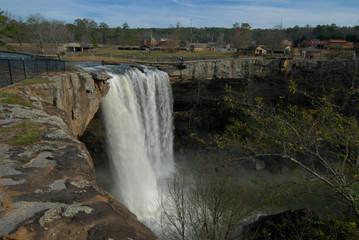 Noccalula Falls in Gadsden, Alabama