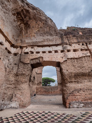 Baths of Caracalla in ancient Rome, Italy