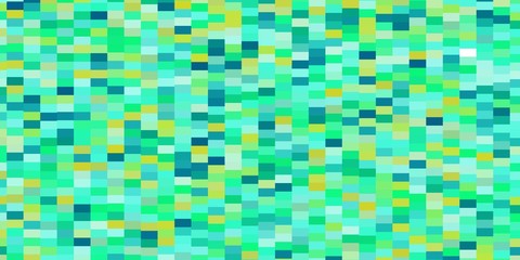 Light Green vector pattern in square style. Illustration with a set of gradient rectangles. Pattern for business booklets, leaflets