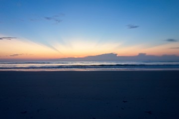 Beach sunrise florida