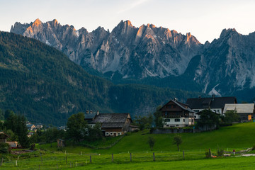 Gosau is a small village in the Austrian Alps that is surrounded by a very beautiful landscape full of lakes and mountains around. It is a great destination for summer vacation in Europe