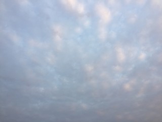 beautiful cloudy sky on a sunny weather day