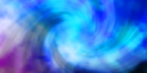 Light Blue, Green vector pattern with clouds. Gradient illustration with colorful sky, clouds. Template for landing pages.