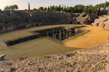 Anfiteatro de Italica em Sevilha, Espanha © Guilherme