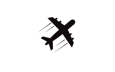Airplane Icon. Vector illustration.