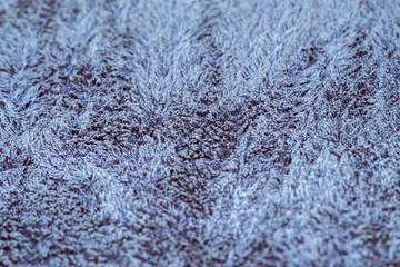 the texture of the wet towels blue color